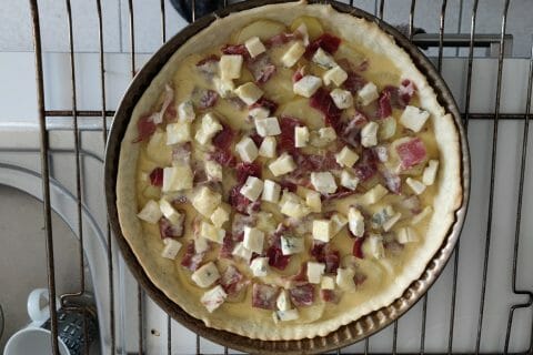Cliquez pour zoomer ! Tarte gorgonzola et jambon de Parme Thermomix par fab1o974