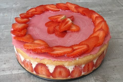 Cliquez pour zoomer ! Fraisier Thermomix par chloebndn