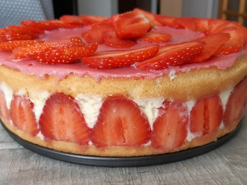 Cliquez pour zoomer ! Fraisier Thermomix par chloebndn