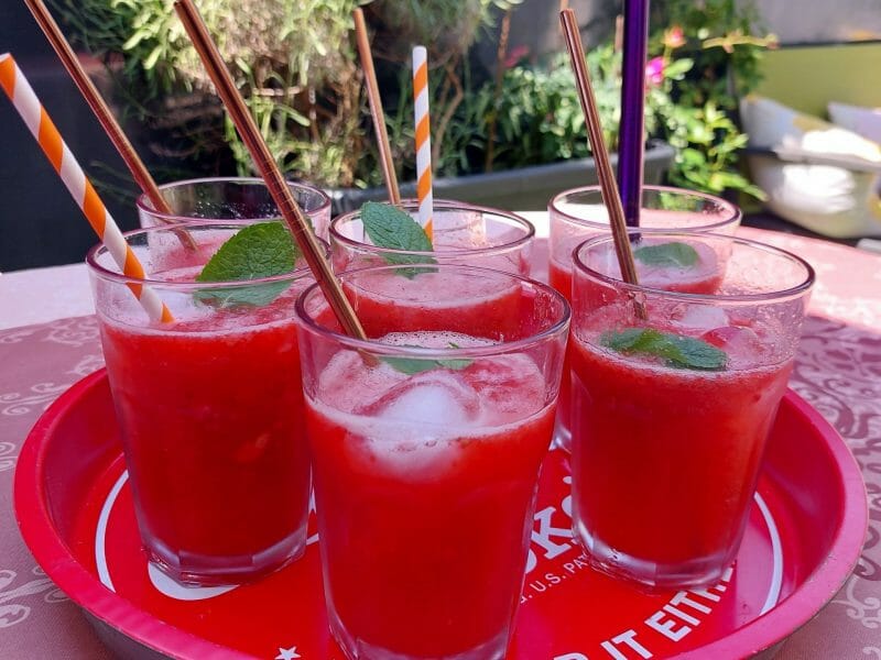 Cliquez pour zoomer ! Mojito fraise Thermomix par choupette93230