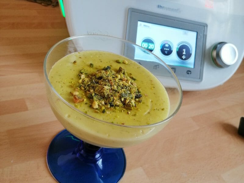 Cliquez pour zoomer ! Crème dessert à la pistache Thermomix par Lalie5582