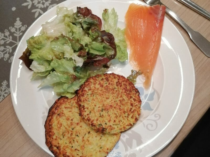 Cliquez pour zoomer ! Galettes de pommes de terre au four Thermomix par Lalie5582