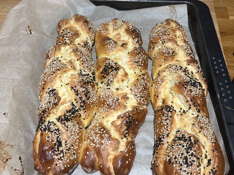 Cliquez pour zoomer ! Tcheurek – Brioche arménienne Thermomix par Frédérique l’arménienne