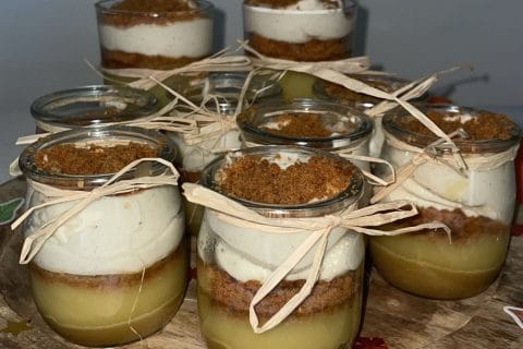 Cliquez pour zoomer ! Verrines pommes caramel et spéculoos Thermomix par hohane