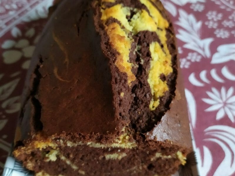 Cliquez pour zoomer ! Marbré au chocolat Thermomix par Marykala