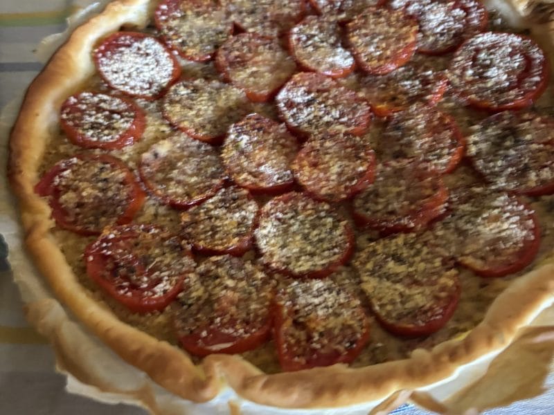 Cliquez pour zoomer ! Tarte salée façon tomates farcies Thermomix par baronne84