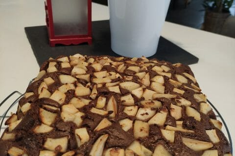 Cliquez pour zoomer ! Brownies aux poires Thermomix par Kris Tel 49