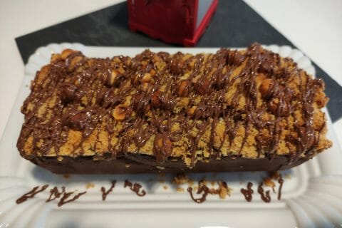 Cliquez pour zoomer ! Crumb cake poires et chocolat Thermomix par Kris Tel 49