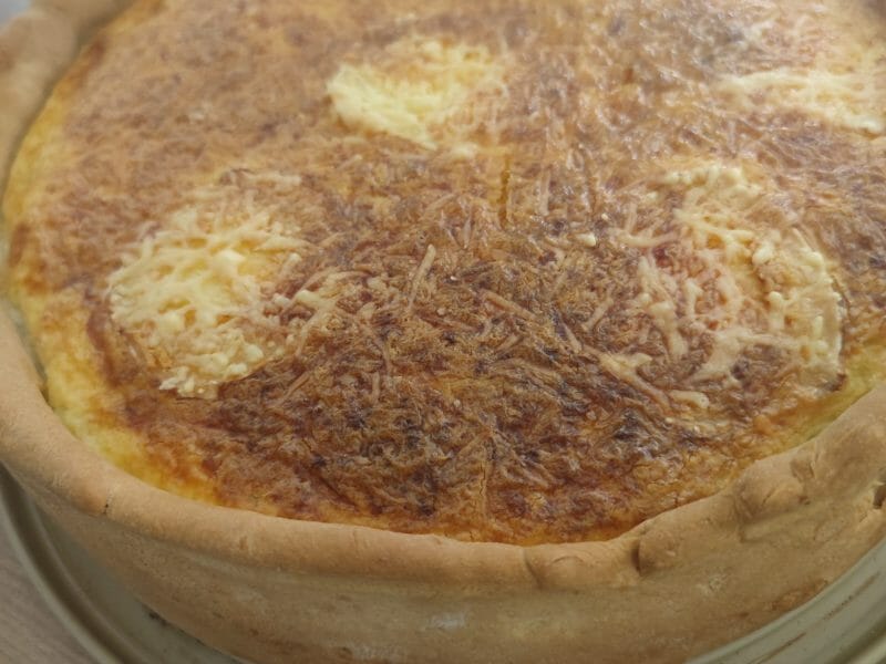 Cliquez pour zoomer ! Gâteau poireaux, lardons et fromage Thermomix par claire89110