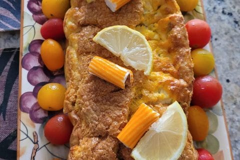 Cliquez pour zoomer ! Terrine de macédoine et surimi Thermomix par Mimi21