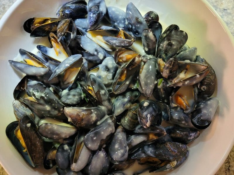 Cliquez pour zoomer ! Moules marinières Thermomix par Mimi21