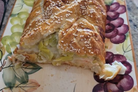 Cliquez pour zoomer ! Feuilleté saumon et poireaux Thermomix par Mimi21