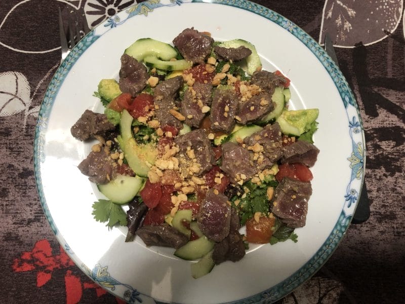 Cliquez pour zoomer ! Salade thaï au boeuf Thermomix par lysiane_9