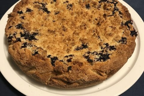 Cliquez pour zoomer ! Tarte aux myrtilles façon crumble Thermomix par lysiane_9