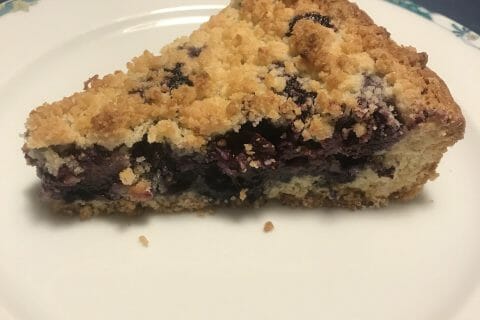 Cliquez pour zoomer ! Tarte aux myrtilles façon crumble Thermomix par lysiane_9