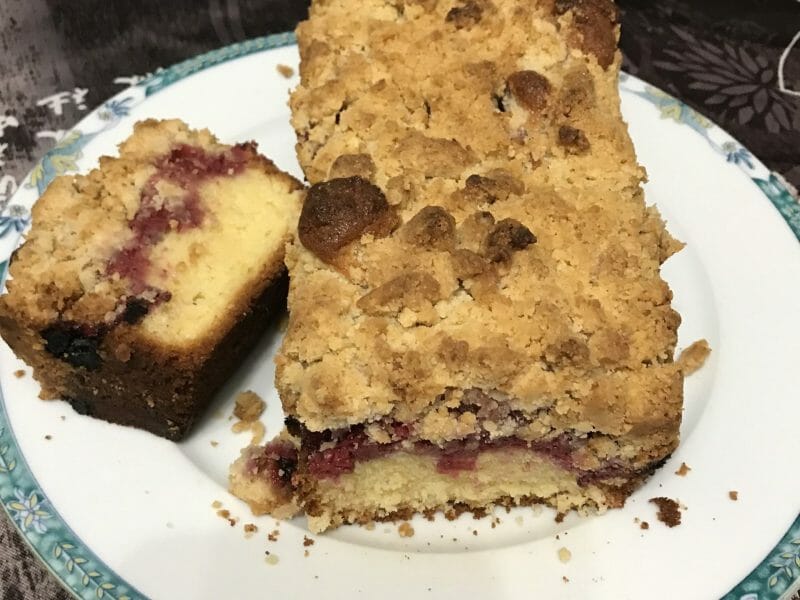 Cliquez pour zoomer ! Crumb cake framboises Thermomix par lysiane_9