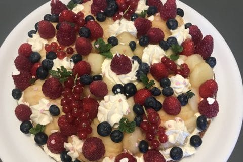 Cliquez pour zoomer ! Tarte aux fraises sans cuisson Thermomix par lysiane_9