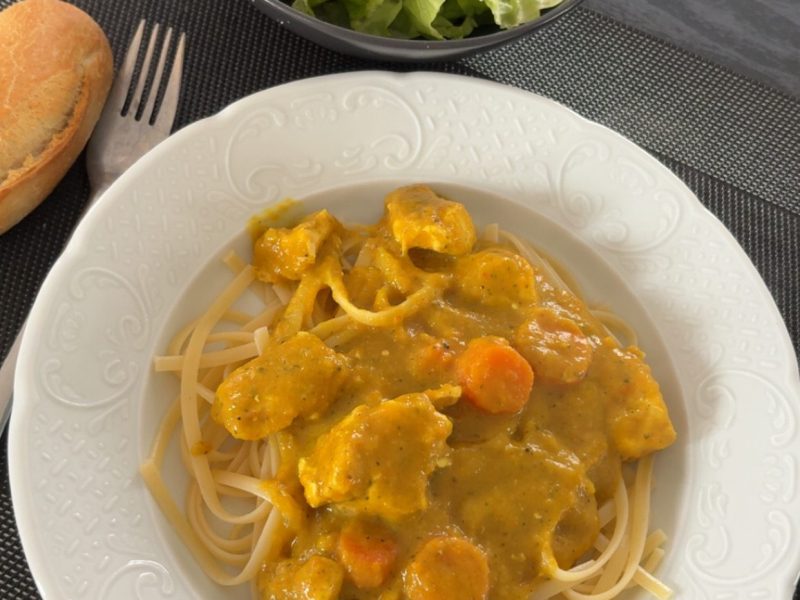 Cliquez pour zoomer ! Poulet coco aux 3 épices Thermomix par jennelr