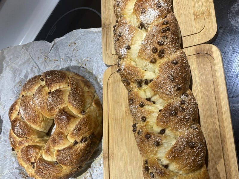 Cliquez pour zoomer ! Brioche tressée à la mie filante Thermomix par Bon appetit