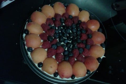 Cliquez pour zoomer ! Tarte aux fraises sans cuisson Thermomix par Melinagir