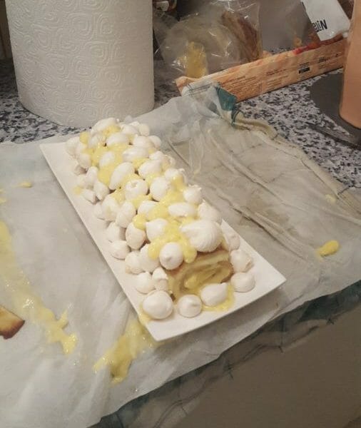 Cliquez pour zoomer ! Bûche au citron meringuée Thermomix par Bifool