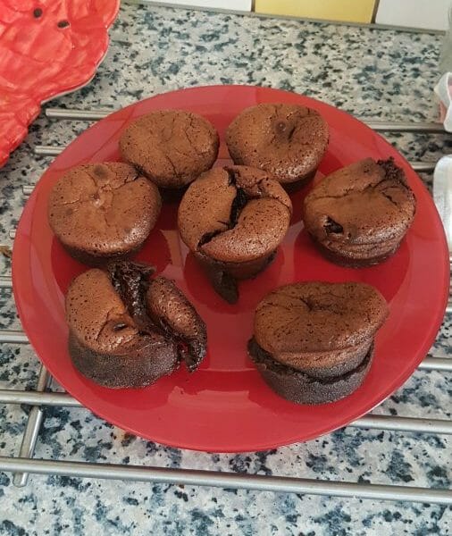 Cliquez pour zoomer ! Moelleux au chocolat cœur fondant Thermomix par Bifool
