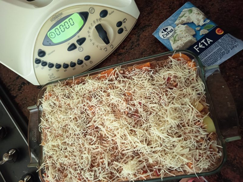 Cliquez pour zoomer ! Casserole de patates douces à la viande hachée et fêta Thermomix par gigitoulouse