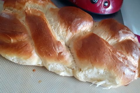 Cliquez pour zoomer ! Brioche tressée à la mie filante Thermomix par audrey410