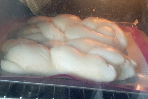 Cliquez pour zoomer ! Brioche tressée à la mie filante Thermomix par audrey410