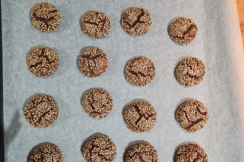 Cliquez pour zoomer ! Craquelés au chocolat Thermomix par Celine28700