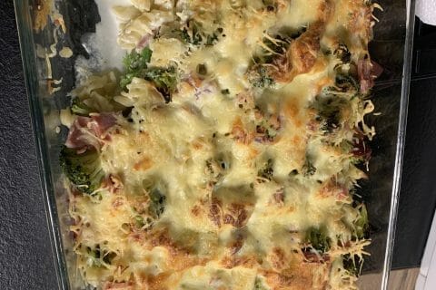Cliquez pour zoomer ! Gratin de pâtes au brocoli Thermomix par elodie_1253