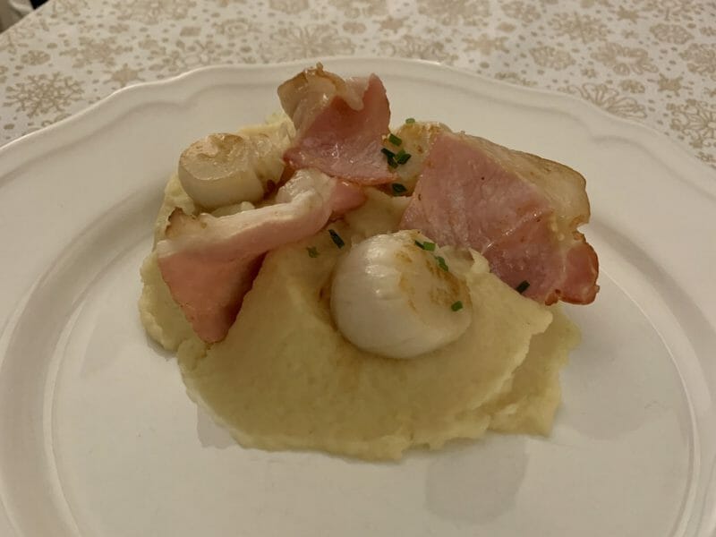 Cliquez pour zoomer ! Saint Jacques snackées sur purée de panais Thermomix par zabzablecointe