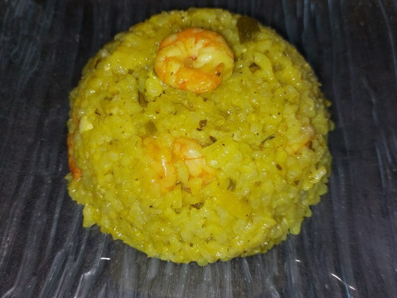 Cliquez pour zoomer ! Risotto crevettes et curry Thermomix par nononana0722