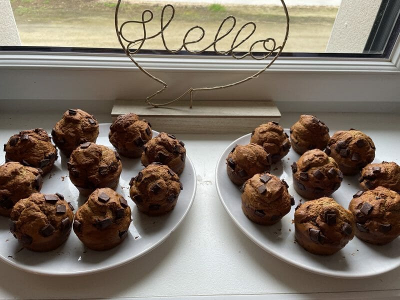 Cliquez pour zoomer ! Muffins à la banane Thermomix par lucie_lc