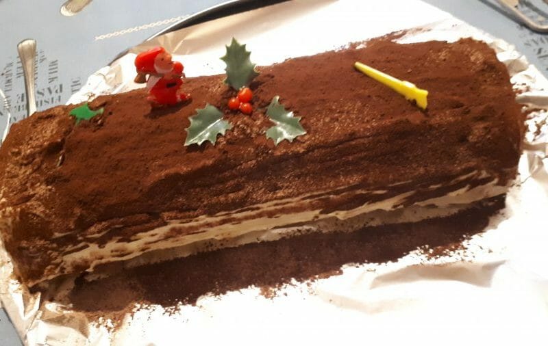 Cliquez pour zoomer ! Bûche Tiramisu Thermomix par Tiotesab