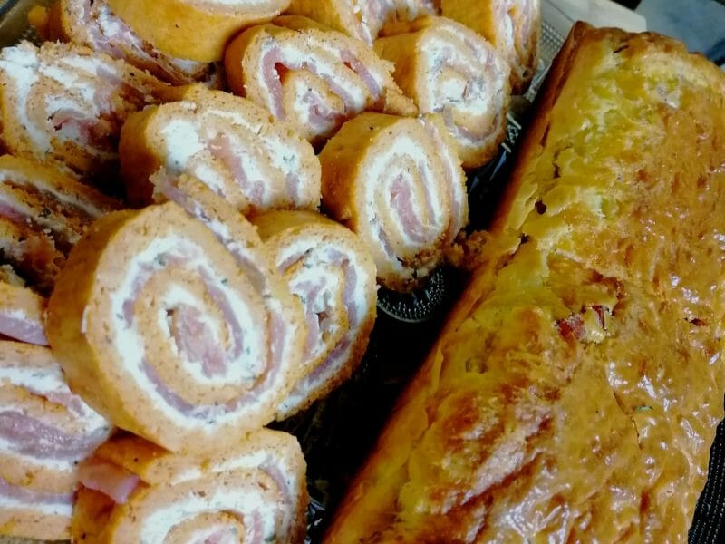 Cliquez pour zoomer ! Roulé à la tomate, saumon et fromage Thermomix par AliceReims