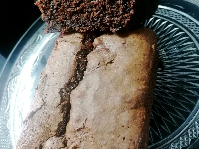 Cliquez pour zoomer ! Cake au chocolat et à la banane Thermomix par AliceReims
