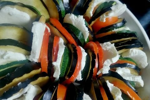 Cliquez pour zoomer ! Tian de légumes et mozzarella Thermomix par AliceReims
