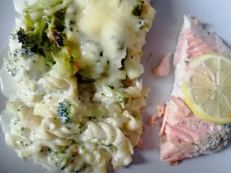 Cliquez pour zoomer ! Gratin de pâtes au brocoli Thermomix par AliceReims
