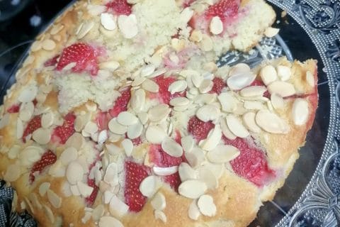 Cliquez pour zoomer ! Gâteau amandes et fruits rouges Thermomix par AliceReims