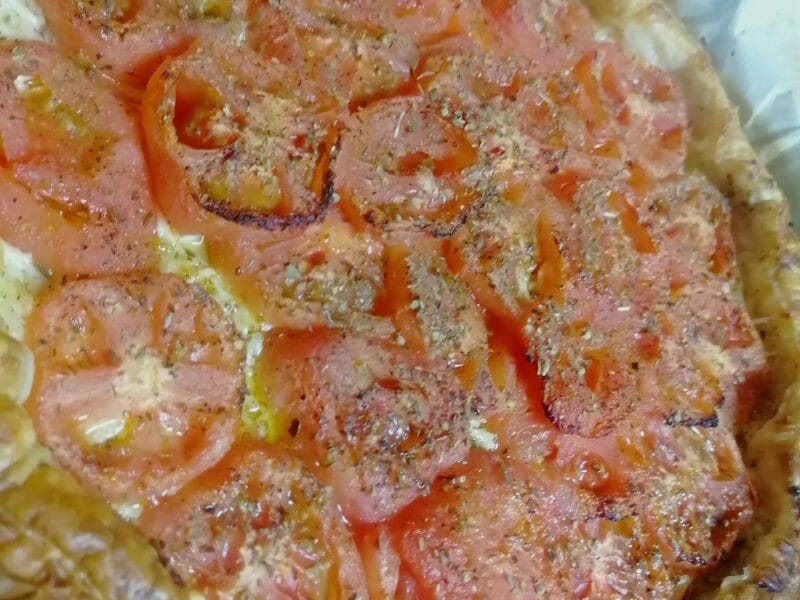 Cliquez pour zoomer ! Tarte tomates et jambon Thermomix par AliceReims