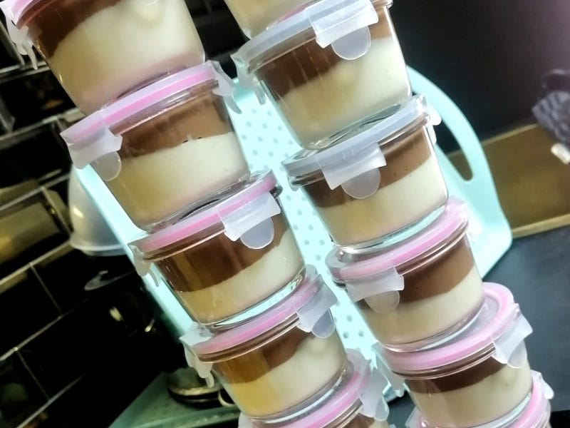 Cliquez pour zoomer ! Crème dessert au deux saveurs Thermomix par AliceReims