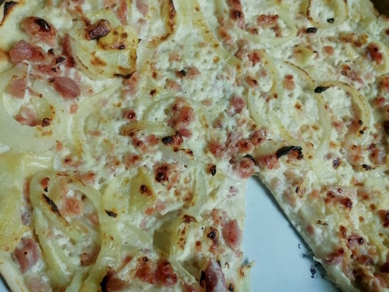 Cliquez pour zoomer ! Flammekueche traditionnelle Thermomix par AliceReims