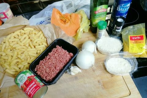 Cliquez pour zoomer ! Pâtes sauce bolognaise au potiron Thermomix par AliceReims