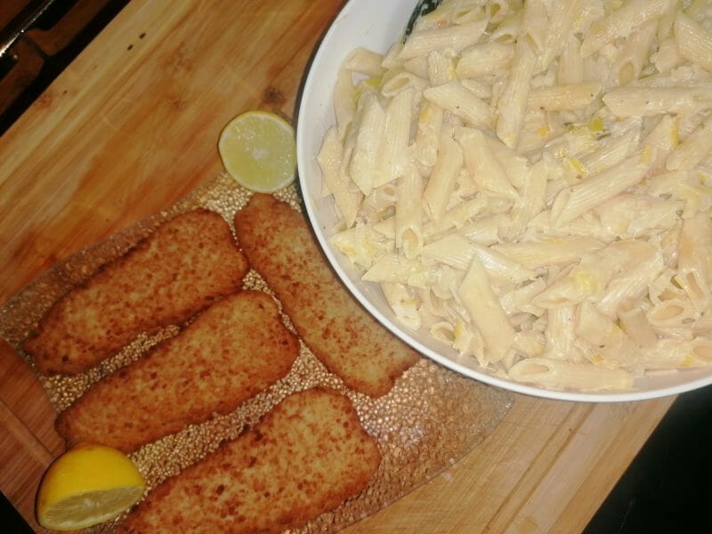 Cliquez pour zoomer ! Tagliatelles à la crème de poireaux Thermomix par AliceReims