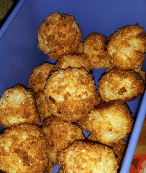 Cliquez pour zoomer ! Rocher coco (Congolais) Thermomix par Sabrina84150