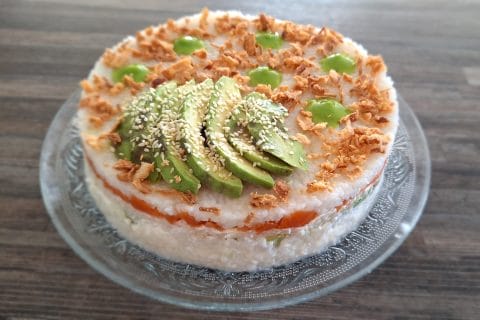 Sushi cake Thermomix par lowmy95