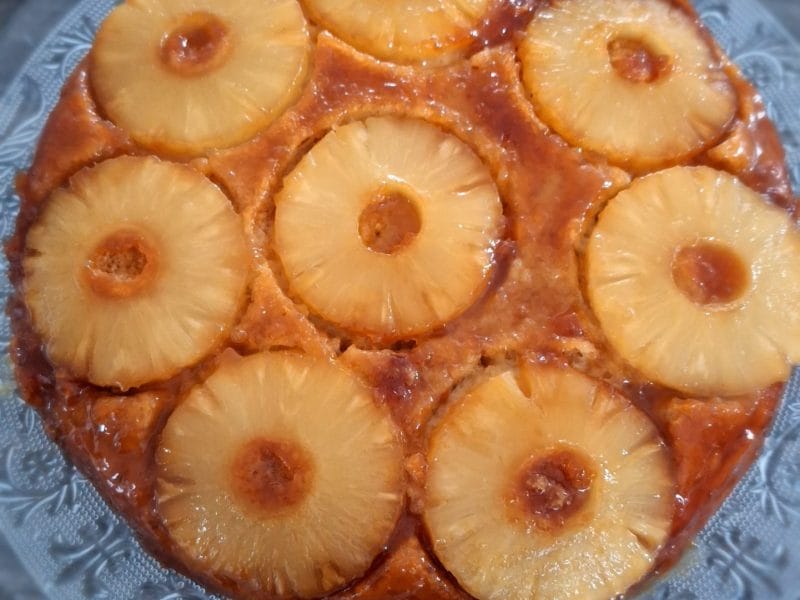 Cliquez pour zoomer ! Gâteau renversé à l’ananas Thermomix par lowmy95