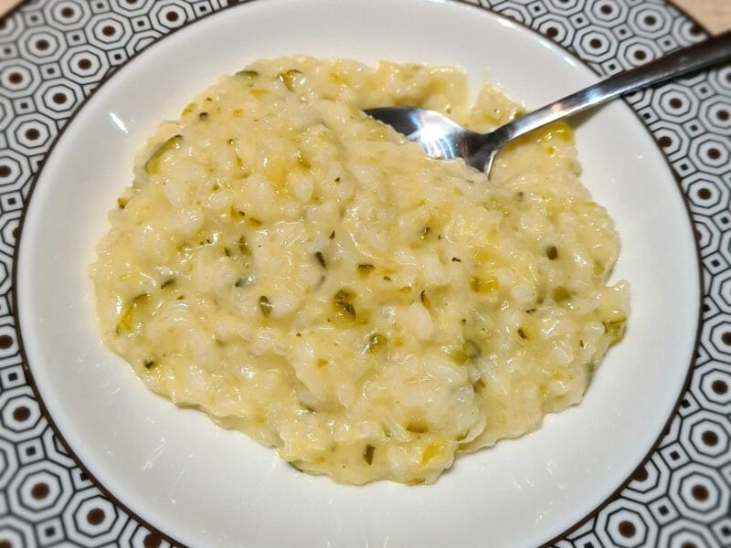 Cliquez pour zoomer ! Risotto champignons et courgettes Thermomix par lowmy95