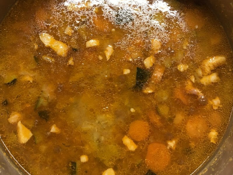 Cliquez pour zoomer ! Soupe de légumes aux lentilles et au riz Thermomix par valentyna